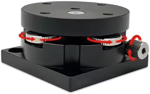 R-Axis Manual Tilt & Rotation Precision Stage, Optical Angle Adjustment Platform LSD-BD-656-M6 in Saudi Arabia