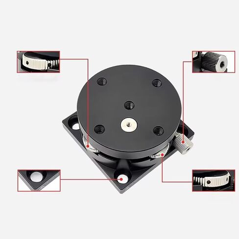 R-Axis Manual Tilt & Rotation Precision Stage, Optical Angle Adjustment Platform LSD-BD-656-M6 in Saudi Arabia