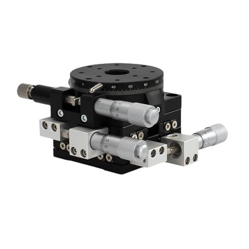 XYR محور 60 مللي متر LS60-L LS60-LM ميكرومتر دليل التشذيب منصة الترجمة الجدول وطاولة دوارة عبر السكك الحديدية (LS60-L) in Kuwait