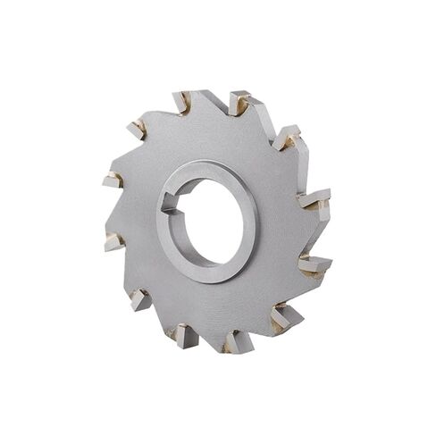 Gear Milling Cutter Gear 1pcs Inlaid Alloy Three-Sided Edge milling Cutter disc Tungsten Steel Carbide Supports(80x5Hx27x10T) in Saudi Arabia