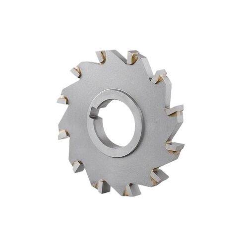 Gear Milling Cutter Gear Inlaid Alloy Three-Sided Edge milling Cutter disc Tungsten Steel Carbide Supports(80x12Hx27x10T) in Saudi Arabia