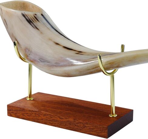حامل HighLight Shofar مصنوع يدويًا من الخشب المعدني لقرون قرن الوعل البقري 5.91 بوصة × 2.76 بوصة × 4.33 بوصة (على شكل Y) in Kuwait