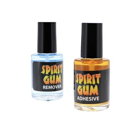 Spirit Gum Adhesive and Remover - Combo Pack of 0.5 Fl. Oz. Prosthetic Skin Adhesive & 0.5 Fl. Oz Spirit Gum Remover in Kuwait