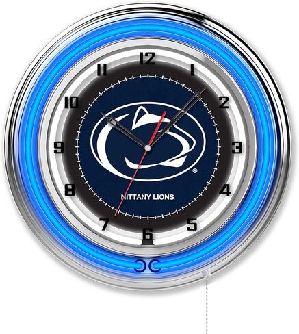 HBS Pennsylvania State University 19" Double Neon Wall Clock in Saudi Arabia