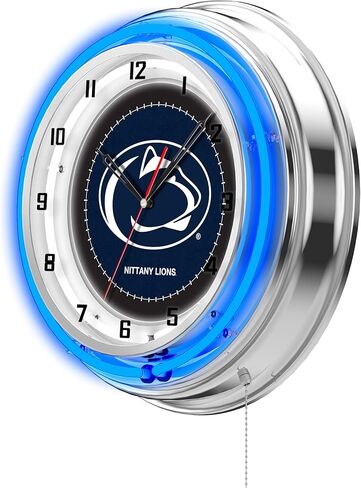 HBS Pennsylvania State University 19" Double Neon Wall Clock in Saudi Arabia