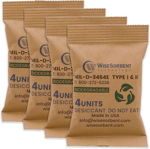 3 x 132g Kraft Clay Desiccant Packs – Food Safe Bentonite Clay, Silica Gel Alternative, Military-Grade Moisture Absorbers for Gun Safes, Storage Bins, Electronics, Clothes, Collectibles in Kuwait