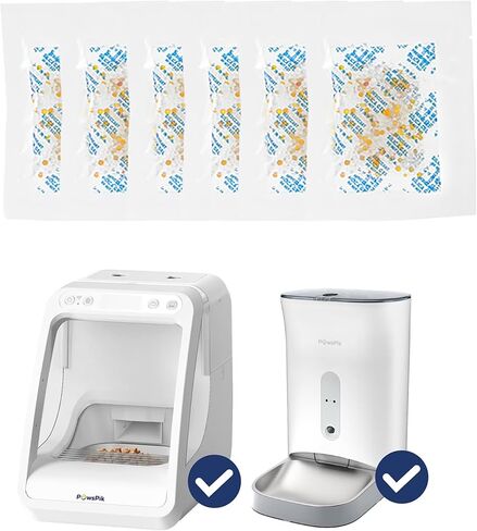 عبوة إعادة تعبئة أكياس تغذية الحيوانات الأليفة من PAWSPIK، عبوات بديلة ممتصة للرطوبة للحفاظ على الطعام الجاف طازجًا وآمنًا للطعام وغير سام، عدد 6 in Kuwait