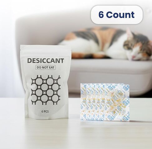 عبوة إعادة تعبئة أكياس تغذية الحيوانات الأليفة من PAWSPIK، عبوات بديلة ممتصة للرطوبة للحفاظ على الطعام الجاف طازجًا وآمنًا للطعام وغير سام، عدد 6 in Kuwait