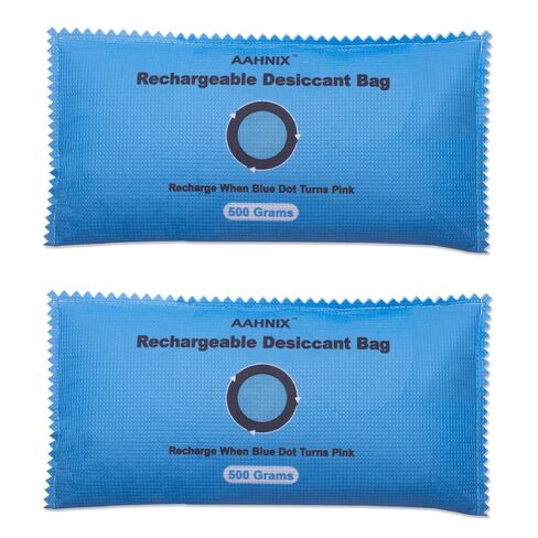 100g Rechargeable Silica Gel Packets, Moisture Absorbers for Storage Bins, Safe Dehumidifier Bags, Desiccant Packs for Closets, Cars, and Electronics in Saudi Arabia
