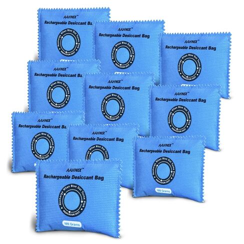 100g Rechargeable Silica Gel Packets, Moisture Absorbers for Storage Bins, Safe Dehumidifier Bags, Desiccant Packs for Closets, Cars, and Electronics in Saudi Arabia