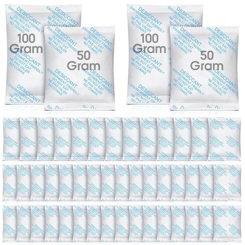 5 عبوات من جل السيليكا 500 جرام، عبوات مجففة لتخزين الطعام الآمن، عبوات ممتصة للرطوبة للتوابل والمجوهرات والملابس والأحذية وخزائن البذور الإلكترونية، إلخ in Kuwait