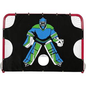 Ice Hockey Target: 5 Hole Quick Install Waterproof Training Aid Improve Shooting Accuracy for Outdoor Indoor Sport Field - Coach Youth Players - 1 Pieces with Elastic String & Bungees in Kuwait