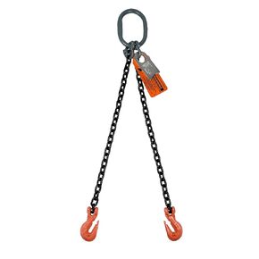 Advantage Rigging - Chain Sling - 9/32" x 5' Double Leg with Grab Hook - Grade 100 in Kuwait