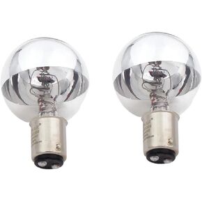 Wikene DN-60308 24V 40W BA15d H018550 24V 40W Silver Bowl Top Mirror Incandescent Light Bulb for Hanaulux 56018550 Surgical Lamp Shadowless(2 Pieces) in Kuwait