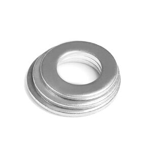 غسالة ألومنيوم DIN125 مسطحة عادية M3-M24(M5x10x1 200 قطعة) in Kuwait