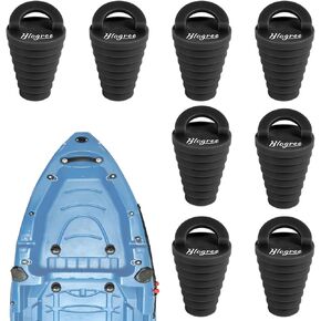 8 Pack 1.25" Kayak Scupper Plugs for Boats with Ring Pull, Rubber Drain Plugs, Livewell Boat Drain Plug Kit, for Universal Kayak Plugs, Scupper Plugs, Kayak Canoe Boat in Kuwait