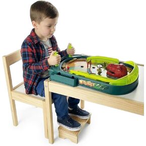 Dinosaur Pinball Machine for Kids - DIY Tabletop Arcade Game with Scoring, Multi-Track Dynamic Play, Prehistoric Stickers Included - STEM Educational Toy Gift for Boys & Girls Ages 3-14 in Kuwait