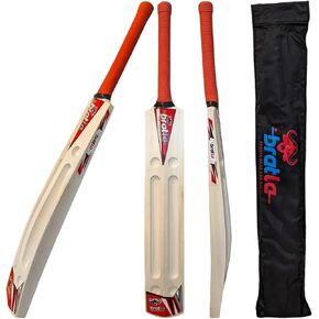 Scoop Jumbo Kashmir Willow Cricket Bat with Bat Cover - Adult Size, Lightweight Wooden Bat for Hard Tennis Ball and Softball Cricket in Kuwait