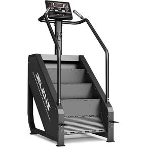 آلة صعود الدرج مع شاشة LED، آلة Stairmaster من الدرجة التجارية بوزن 550 رطلاً، متسلق الدرج مع 15 مستوى مقاومة، 24-164 خطوة/الدقيقة in Kuwait