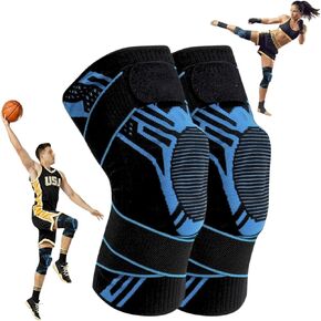 أكمام ساق للتمارين الديناميكية مكونة من قطعتين للرجال والنساء، دعم الركبة وثباتها للتدريب الرياضي عالي الأداء in Kuwait