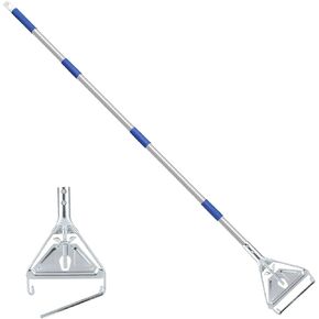 Commercial Mop Handle Heavy Duty, 59" Industrial Mop Stick - Universal Metal Replacement Mop Pole for Home, Garage, Office, Workshop & Warehouse Floor Cleaning in Saudi Arabia