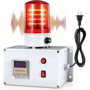 Industrial Cycle Timer Siren Alarm 5-115dB Adjustable, Auto-Repeat Timing Alarm with Flashing Light for Industrial Safety, Facility Reminders, Workshops, Laboratories, (AC110V) in Kuwait