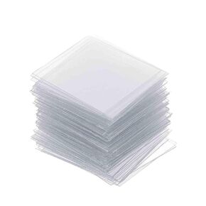 Optical Microscope Slides Covers 100pcs Plastic Blank 22x22mm Laboratory Equipment for Urine Test Samples in Kuwait
