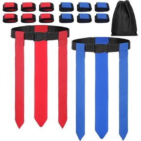 16 Pcs Flag Football Belts, Adjustable Flag Football Set with Flags, Suitable in Kuwait