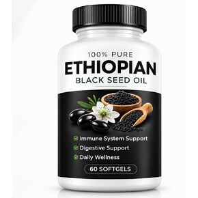 Purely Nutrient Ethiopian Black Seed Oil Capsules – High Thymoquinone Supplement for Immune in Saudi Arabia