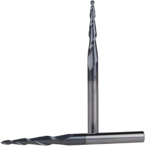 2pcs/lot Ball Nose Tapered End Mill R1.0D630.575L2F Solid Carbide 6mm Tapered End Mills Router Bits in Kuwait