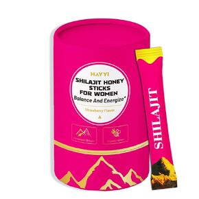 500MG Pure Himalayan Shilajit Honey Sticks with Saffron,Shilajit Honey Sticks for Women with 75%+ Fulvic Acid,85+ Trace Minerals for Enhance Energy&Strength&Immune,Strawberry Honeysticks 30 Sticks in Saudi Arabia