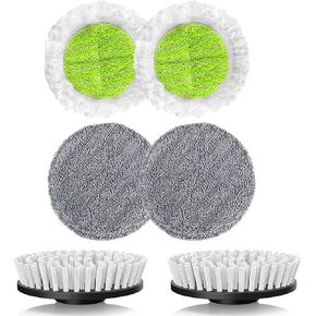 Qimedo Accessories 4 Replacement Pads and 2 Replacement Brush Heads in Kuwait