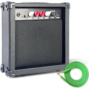 مضخم صوت جيتار كهربائي 20 وات مضخم صوت محمول مع مدخل سماعة رأس بما في ذلك كابل احترافي لتقليل الضوضاء (أسود) in Kuwait