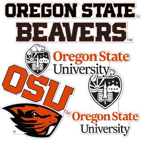 ملصق جامعة ولاية أوريغون الصحراوي والصبار OSU Beaversr شارات الفينيل زجاجة مياه للكمبيوتر المحمول ورقة قصاصات السيارة T2 (النوع 2-4) in Kuwait