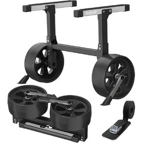 عربة زورق كاياك من GanFindX مصنوعة من الألومنيوم شديدة التحمل وقابلة للطي مع أشرطة مرنة قابلة للتعديل | عربة كاياك خفيفة الوزن محمولة دوللي in Kuwait