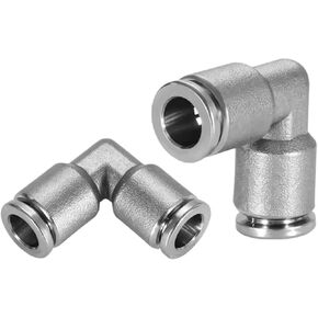 16 مللي متر OD أنبوب الكوع الكهروضوئي الزاوية اليمنى طريقتان تركيب هوائي الإفراج السريع دفع لتوصيل ضاغط الهواء البلاستيكي (PV 304) in Kuwait