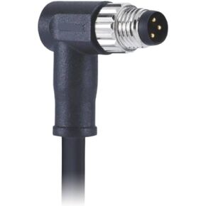 M8 waterproof connector 3Pin A-Code molded male elbow with wire aviation waterproof in Kuwait
