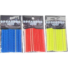 36 قطعة من عاكسات ركوب الدراجات، عاكسات بقضبان عجلة الدراجة باللون الأحمر والأصفر والأزرق، أغطية عاكسة للضوء للدراجة العالمية، أغطية أضواء تحذيرية سهلة التركيب تناسب جميع عجلات الدراجة القياسية in Kuwait