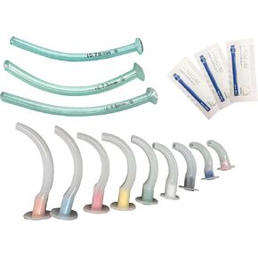 Endure Complete Airway Emergency Kit - 9 Sizes Oropharyngeal Airway + 3 Sizes Nasopharyngeal Airway + 3 Packs Lubricating Jelly in Saudi Arabia