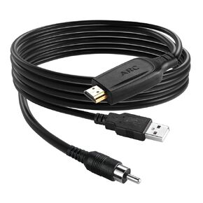 192KHz HDMI eARC/ARC to Coaxial Audio Converter for TV to Soundbar, Plug & Play 4.9ft/1.5m ARC to Coaxial Cable Audio Extractor Adapter Splitter for Sound System Home Theater Support Dolby/DTS 5.1 in Saudi Arabia