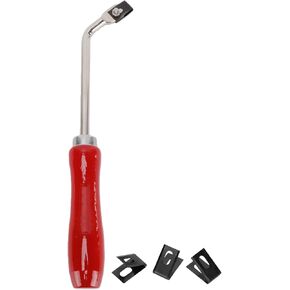 قاطعة الشق الفولاذية للأرضيات من Fafeicy مع 3 شفرات احتياطية 35 مم لتركيب الأرضيات البلاستيكية البلاستيكية ومقبض من خشب الزان الأحمر in Kuwait