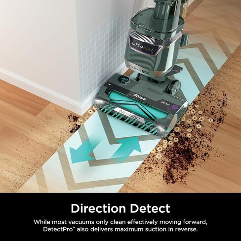 Shark Detect Pro Lift-Away ADV Bagless Upright Vacuum with DuoClean Detect, HEPA Filter, Anti-Allergen, Powerful Suction, and Odor Neutralizer Technology, Evergreen, LA802 (Renewed) in Saudi Arabia