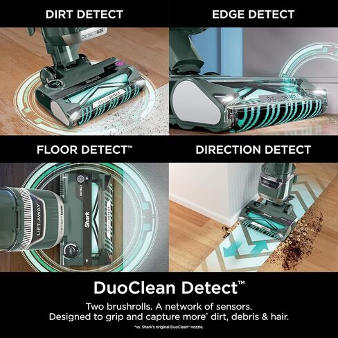 Shark Detect Pro Lift-Away ADV Bagless Upright Vacuum with DuoClean Detect, HEPA Filter, Anti-Allergen, Powerful Suction, and Odor Neutralizer Technology, Evergreen, LA802 (Renewed) in Saudi Arabia