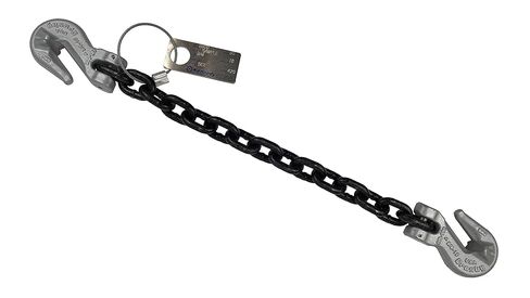 5/16 بوصة × 12 بوصة (SGG) حبال سلسلة ذات ساق واحدة مع خطاف إمساك في كل طرف - الدرجة 10 in Kuwait