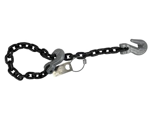 5/16 بوصة × 12 بوصة (SGG) حبال سلسلة ذات ساق واحدة مع خطاف إمساك في كل طرف - الدرجة 10 in Kuwait