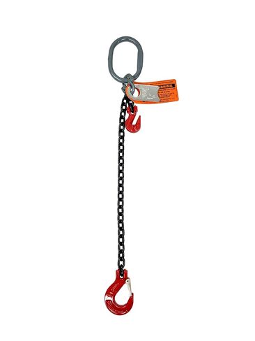 Advantage Rigging - Chain Sling - 3/8" x 10' Single Leg with Sling Hook and Adjuster - Grade 80 in Kuwait