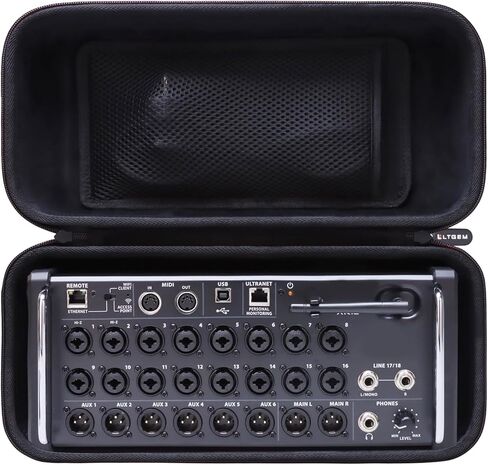 LTGEM Case Compatible with Behringer X Air XR18 / XR16 / XR12 Digital Mixer(Case Only) in Saudi Arabia