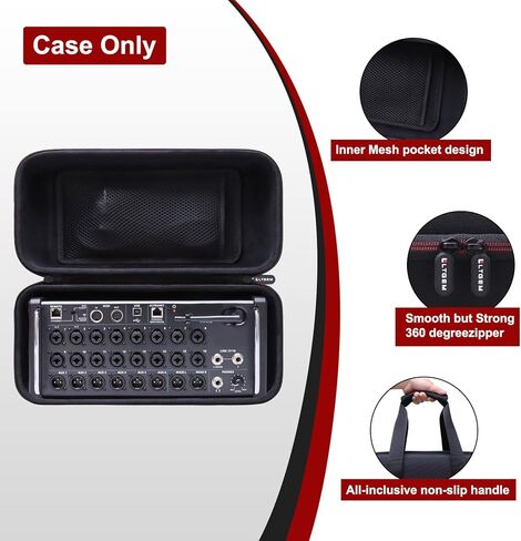 LTGEM Case Compatible with Behringer X Air XR18 / XR16 / XR12 Digital Mixer(Case Only) in Saudi Arabia