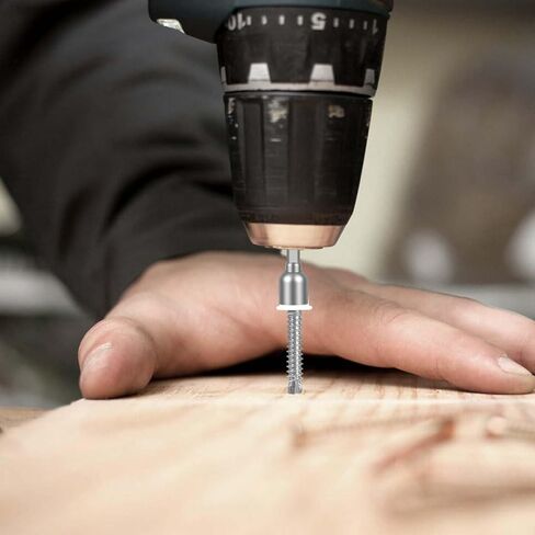 #10 x 3/4" Hex Washer Head Self Tapping Screws, TEK Screws, Self Drilling, Stainless Steel 410 Sheet Metal Screws, White Head, 100 PCS in Kuwait