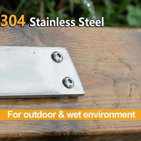 (100 قطعة) #8 × 3/4 بوصة T20 براغي خشبية برأس توركس 304 مسامير تروس ذاتية التنصت من الفولاذ المقاوم للصدأ in Kuwait